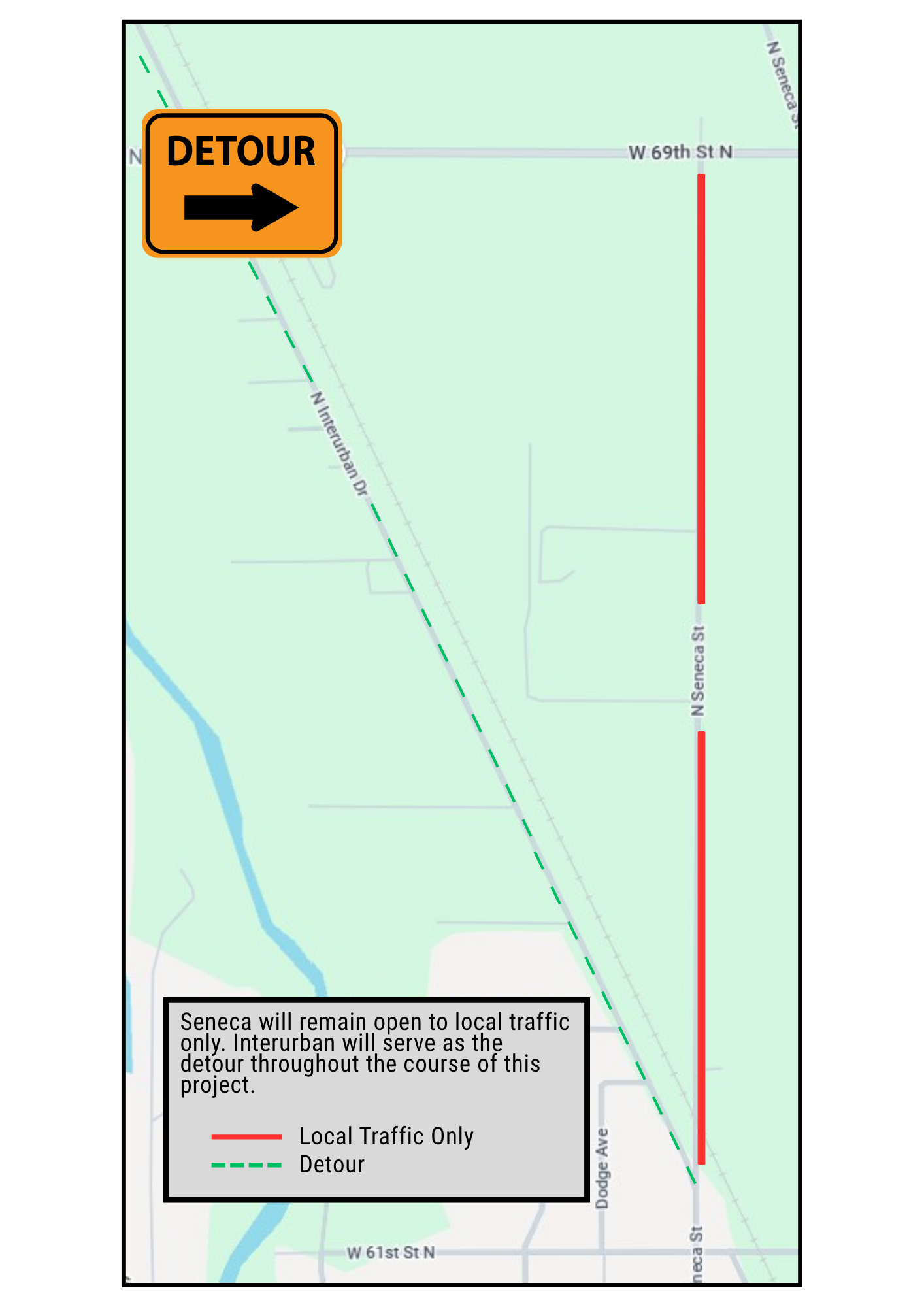 Detour Map